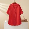 Animal pajamas ice silk pajamas women's new summer mid-sleeved shirt skirt loose large size loungewear autumn 181