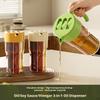 Food Grade Olive Oil Pourers Independent Compartments Cooking Oil Pot Durable Soy Sauce Jug  Salad