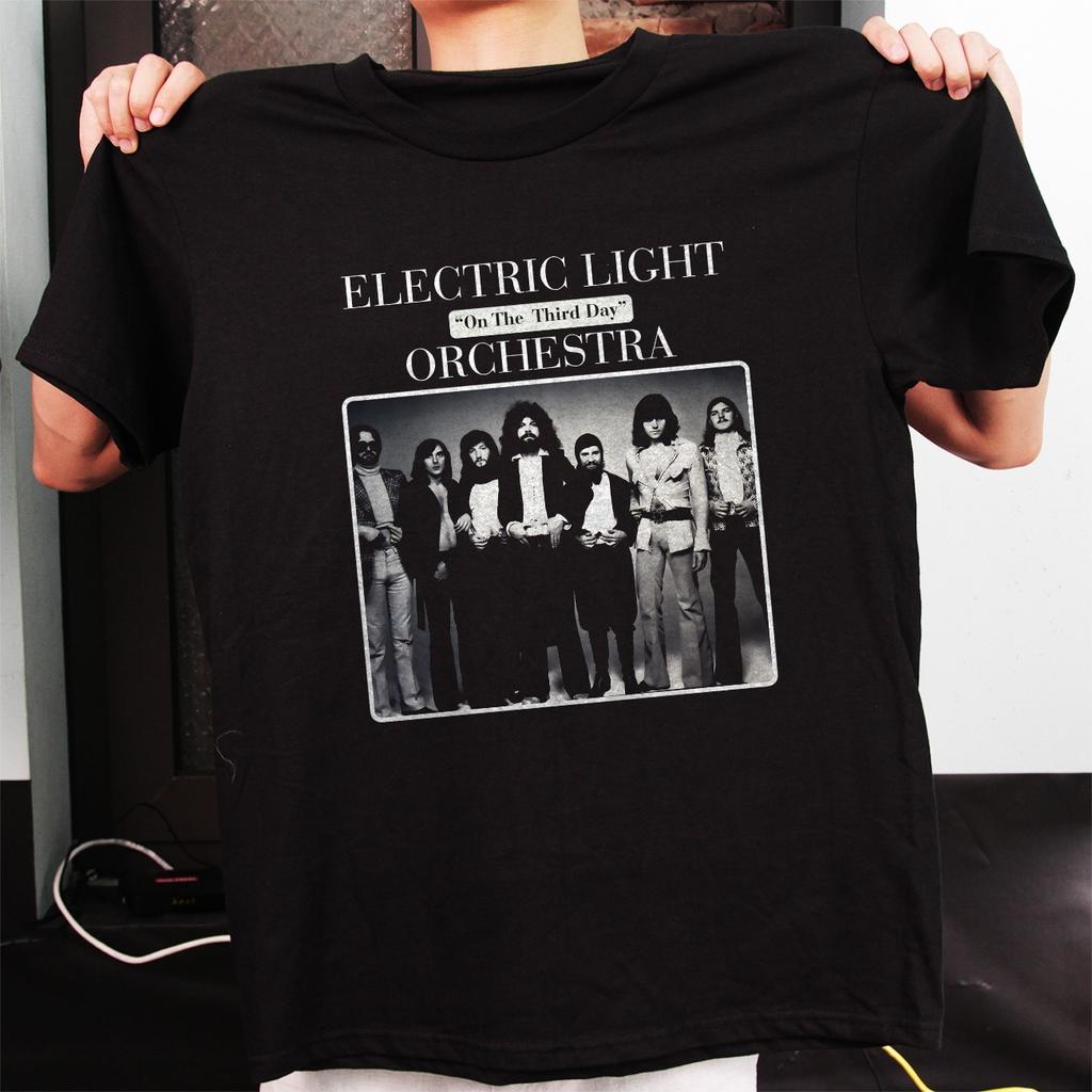 Electric Light Orchestra On The Third Day Black Unisex T-shirt