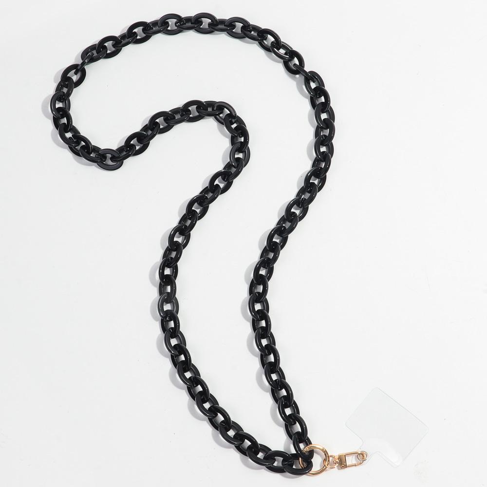 120cm Anti-Lost Colorful Acrylic Phone Chains for Women Portable Rope Neck Strap Cell Phone Chain Accessories Gifts Outdoor