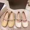 Evening Gentle Shoes Flat-soled Single Shoes Women's Spring and Autumn New Mary Jane Shoes with Skirts and Soft-soled Small Leather Shoes