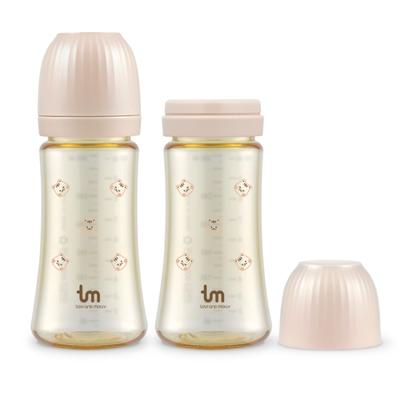 Toby & Molly PPSU Dotram Kojenecká láhev 280ml Dvojbalení 2ks, Růžová, 2 kusy