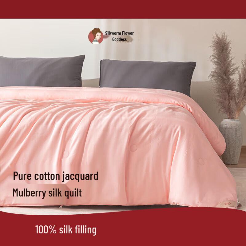 SILKUEEN All-Season Mulberry Silk Quilt