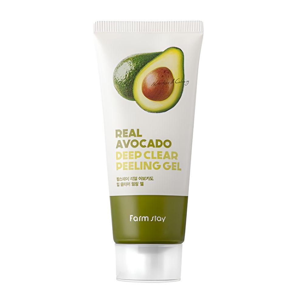 Farmstay Real Avocado Deep Clear Peeling Gel Gentle Exfoliating Dead Skin Remover 100ml