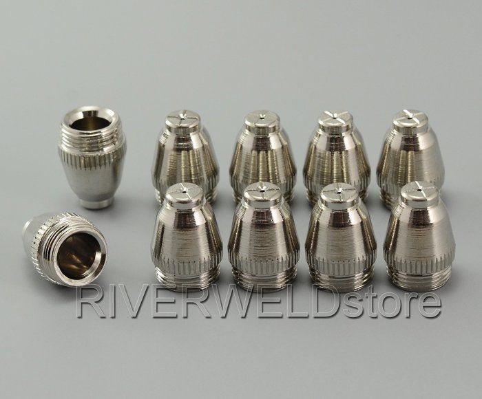 Kit de consommables plasma - riverweld - sg-55 ag-60 - 10 électrodes - 10 buses - 0,9mm 40amp