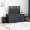Vidaxl Szafka Pod Telewizor, Antracytowa, 99X39X44 Cm, Stalowa