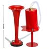 Creativity Metal Air Horns Loud Sounds Easy Installation Bike Horn Classic Multipurpose Bicycle Horn For Any Vehicles