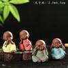 Creative and Cute Ceramic Purple Sand Tea Pet Decorations, Flower Pots, Tea Ceremony, Car Mounted Zen Decorations Artificial