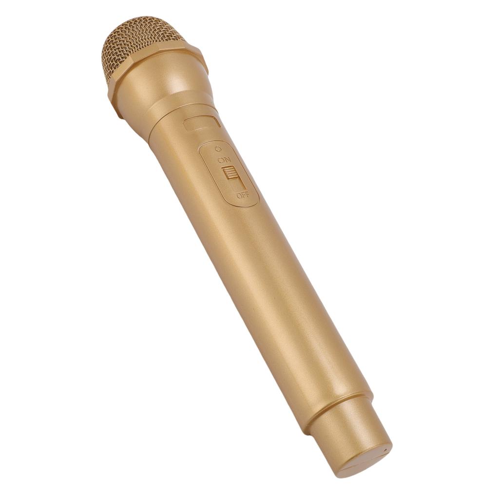 Simulated Microphone ABS Lightweight Realistic Handheld Mic Prop for Speech Practice Cosplay Photography