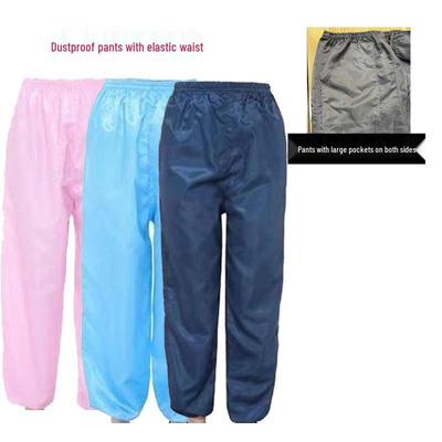 Unisex Dünne Antistatische Staubdichte Hose mit Taschen - Waschbare Schutzkleidung für Reinräume