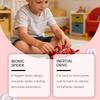 Christmas Spider Inertia Toy Car Pull Back No Battery Portable Interactive Play Toy For Kids