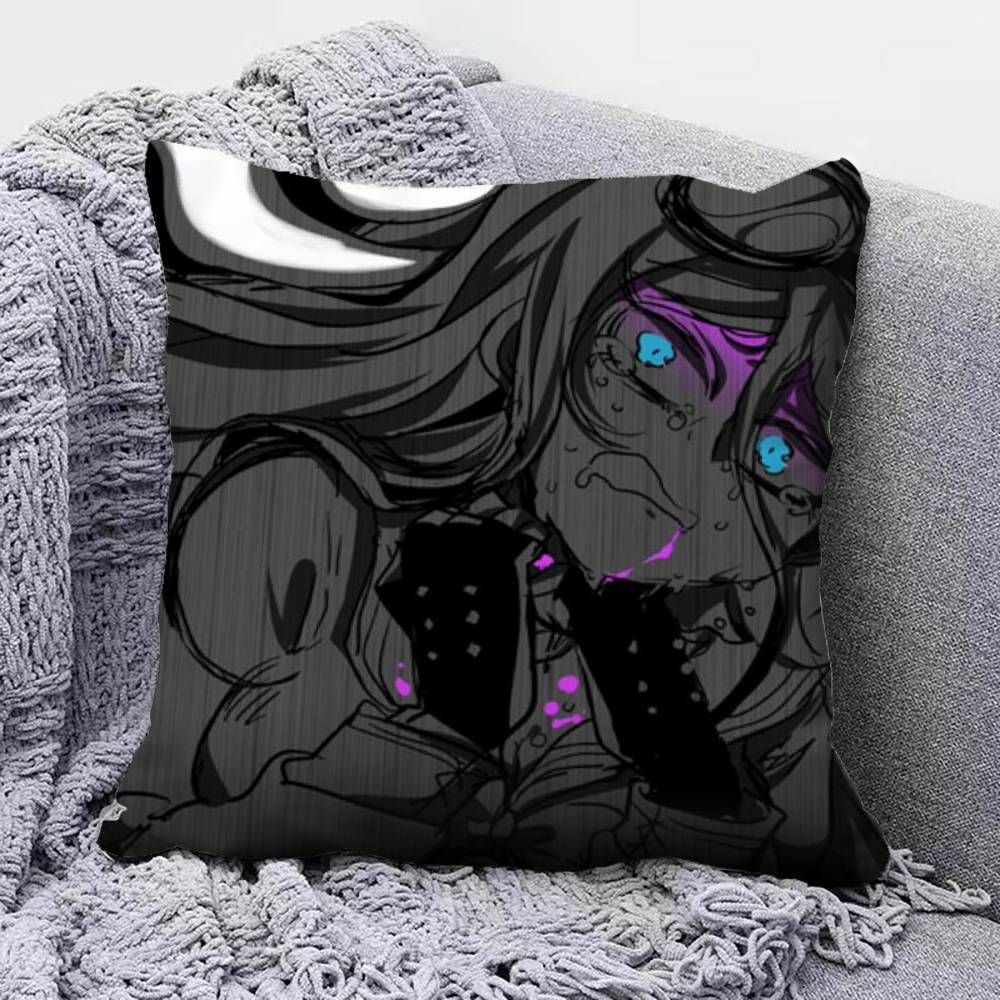 Danganronpa Game Anime Home Sofa Cushion Covers and Aecorative Custom Pillow Covers