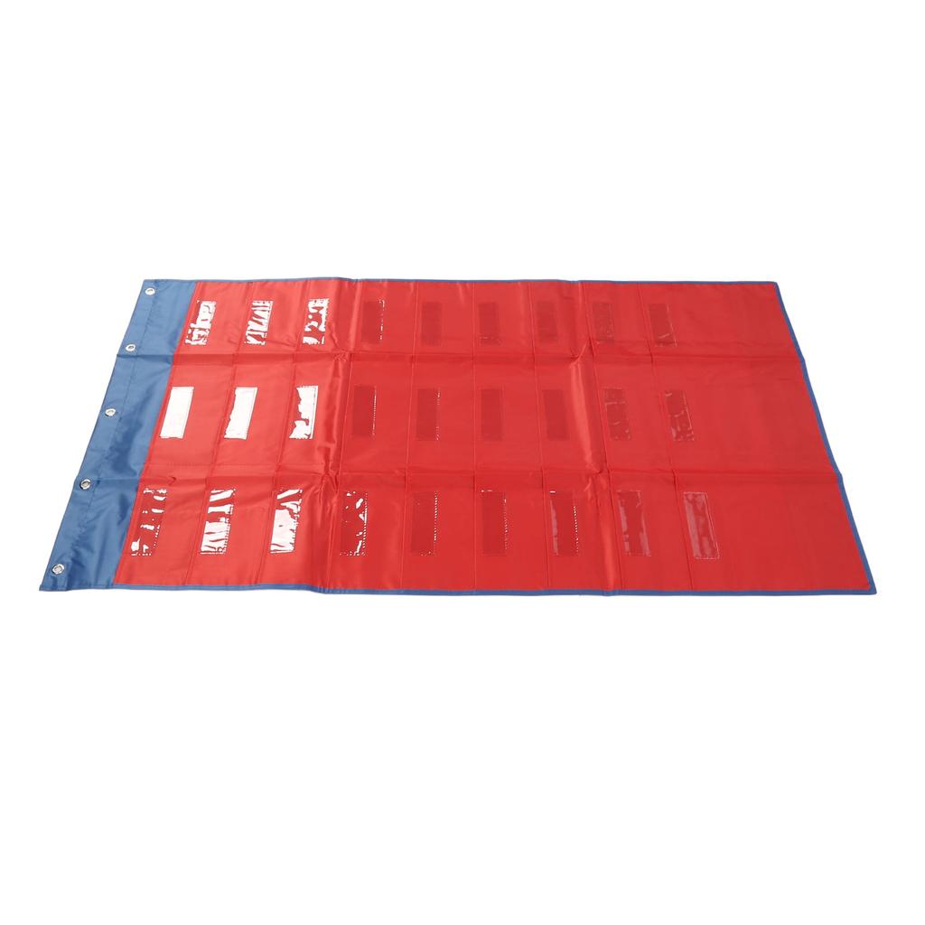 Storage Pocket Chart Easy Installation Versatile File Storage Pocket Chart for Classroom Office