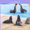 Adorable Resin Sea Lion Figurines Ocean Beach Diy Decoration Cute Miniature Desktop Ornaments