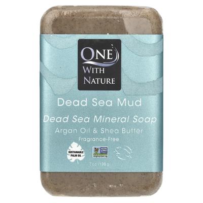 Triple Milled Mineral Soap Bar, Dead Sea Mud, Unscented, 7 Oz (200 G)