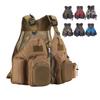 D22 Double Use Fly Fishing Vest Breathable Mesh Polyester Jersey Ocean & Freshwater Use Outdoor Lure Fishing