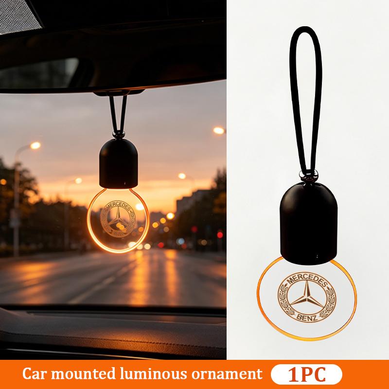 AABGW1 For Benz Car Rearview Mirror Decoration Acrylic Retro Light Automotive Interior Accessories Exclusive AMG SPRINTER V CLASS VIANO