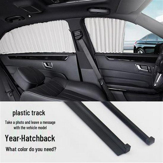 Ford Edge Privacy Sunscreen Blinds – Aluminum Alloy Track, Car Curtains for Shading