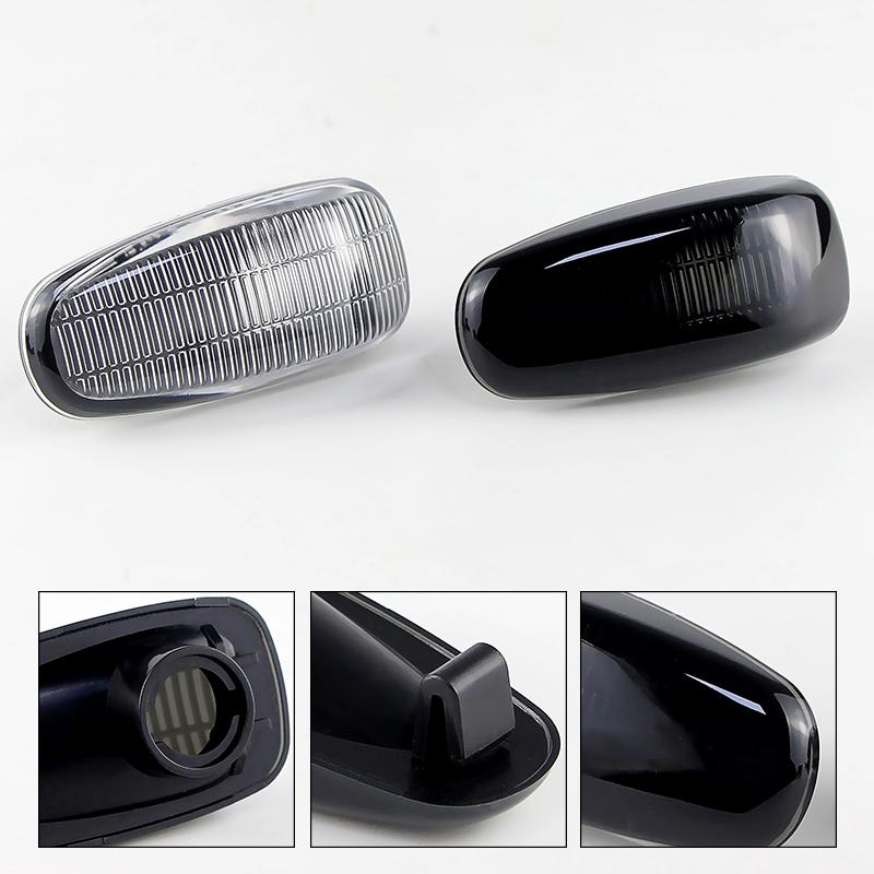 2Pcs For Mercedes-Benz Vito W638 1996-1999 2000 2001 2002 2003 Side Marker Light Cover Housing Shell No bulb Car Accessories