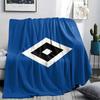 1PC Hamburger SV Patterned Flannel Blanket Suitable For All Seasons for Home Decor Warmth and Comfort Gifts Holiday Present