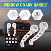 2PCS Car Window Crank Handle Universal Winder Riser Replacement Aluminum Alloy FOR Toyota Honda Corolla Car Parts High Quality