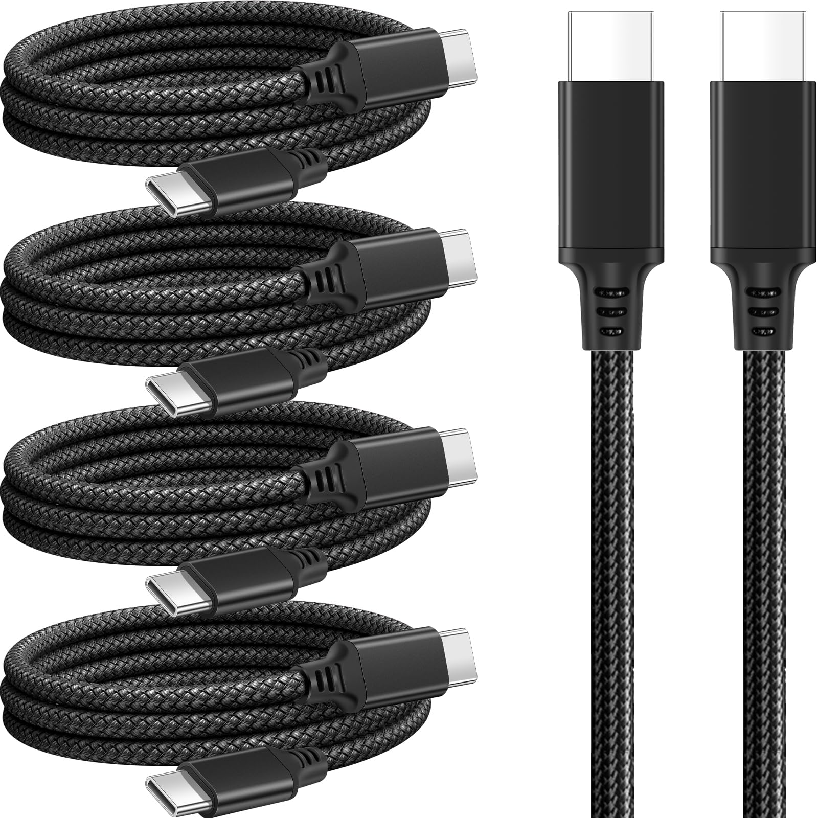 

PASOW to Type C 60W USB PD iPhone MacBook iPad iPad Air Galaxy and More USB-C USB-C Cable, Cable, Compatible, 15/15 Pro, Pro, Pro, 5, S24, Pixel, LG, чёрный