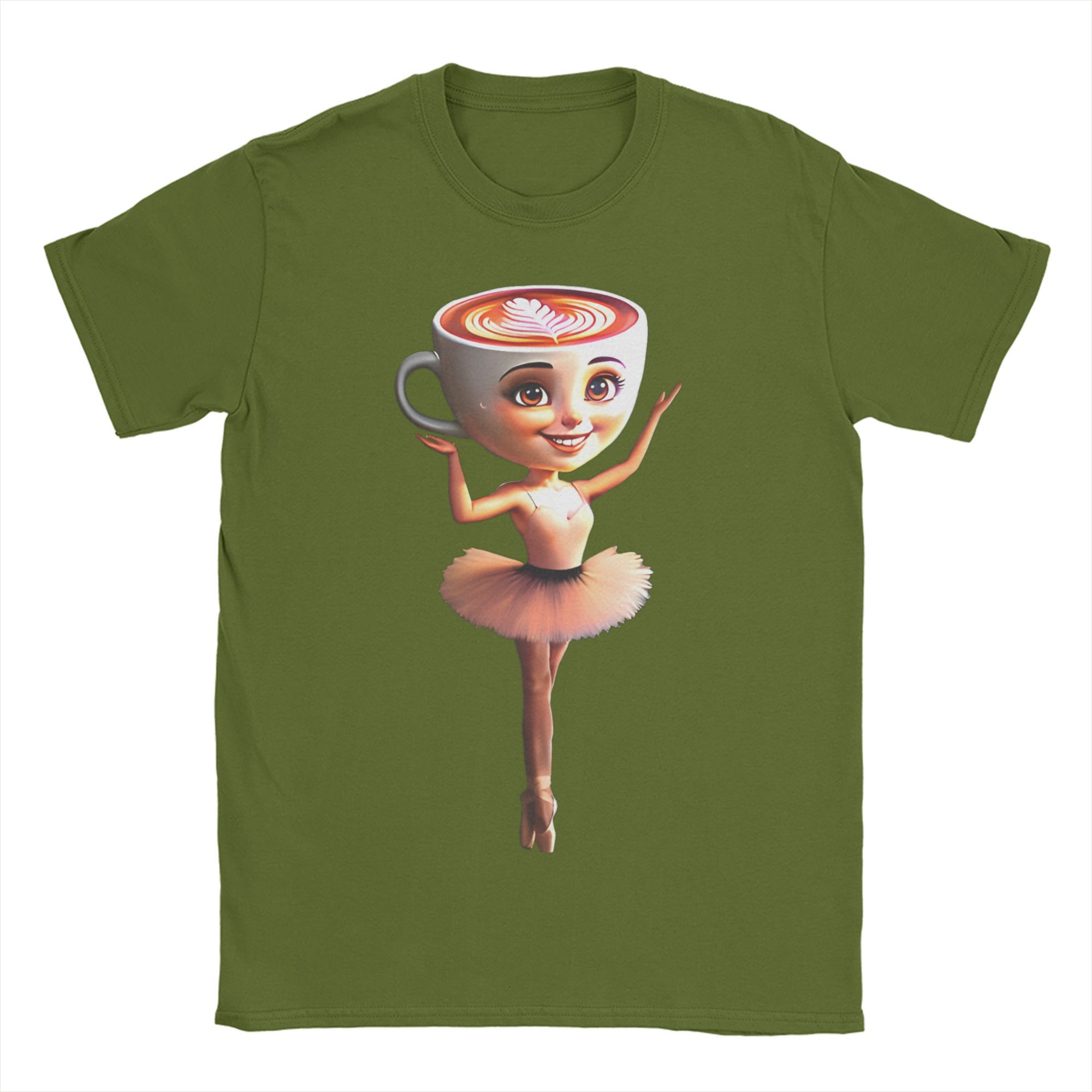 

Ballerina Cappucina Men T Shirt Dancer Brainrot Meme Vintage Tees Short Sleeve Crew Neck T-Shirts 100% Cotton Gift Idea Clothing 4XL