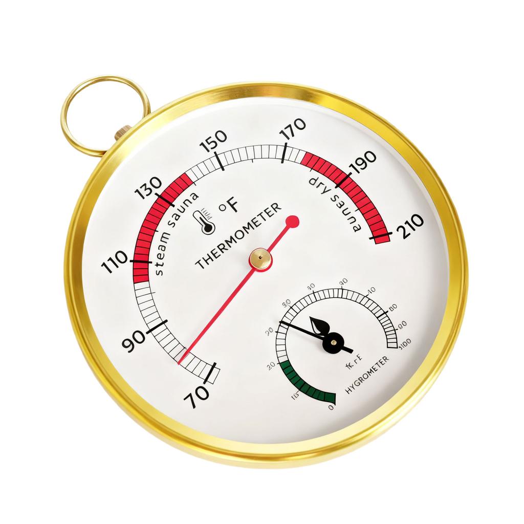 High Precisions Thermometers Hygrometer For Sauna Steam Room Home Use Wall Mounted Temperature Hygrometer