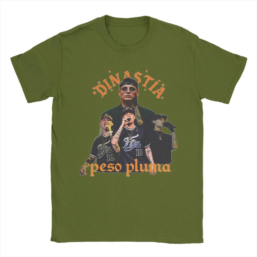 Singer Peso Pluma Dinastía Tour 2026 TShirt Summer Pure Cotton T Shirts For Unisex Popular Printed Tshirt Short Sleeves Top Tees