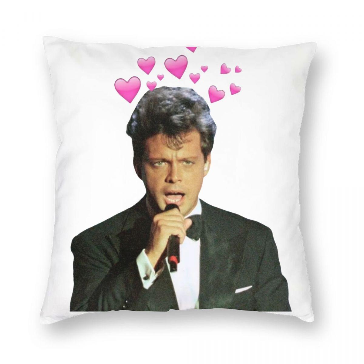 Luis Miguel Album Romance Tank Top Pillowcase Soft Polyester Cushion Cover Gift Throw Pillow Case Cover Bedroom Square 45*45cm 12x12Inch