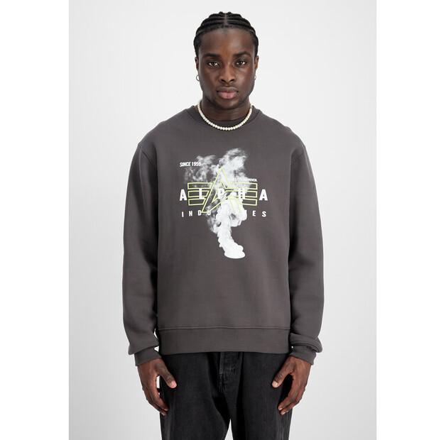 Толстовка Alpha Industries Smoke Logo Sweatshirt EU L