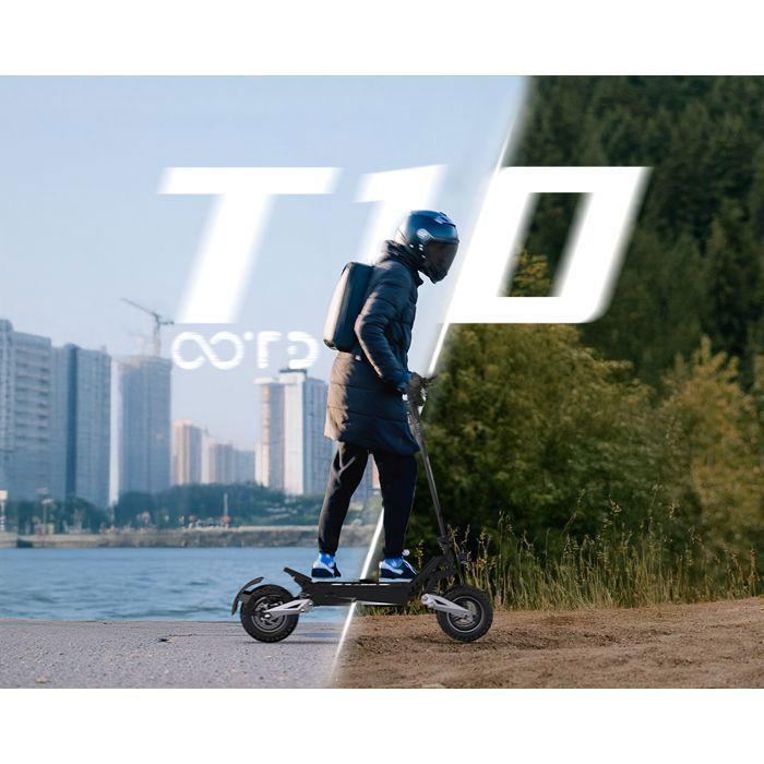 Scooter Électrique OOTD T10 - 900 W - 48 V - 13,5 Ah - 50 Km/h Roues De 11 Pouces - Autonomie : 45 Km.