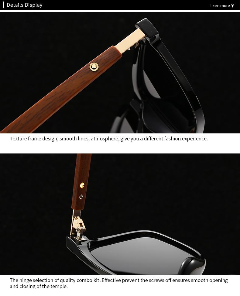 New 1 1mm Thick Square Frame Sunglasses for Men and Women Trendy UV Protection 553876