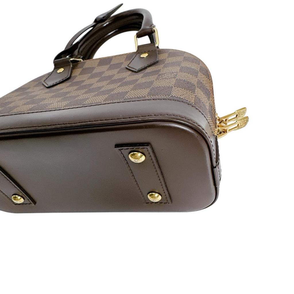 LOUIS VUITTON Damier Alma BB Handbag Damier canvas Brown Women N41221 Used