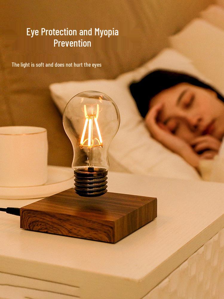 Magnetic Levitation Light Bulb: Creative Home & Office Decor, Ideal Gift with Free Shipping