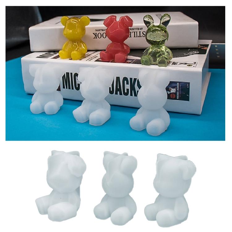 Silicone Keychain Mold Pendant Epoxy Casting Mould for DIY Crafts Jewelry Making