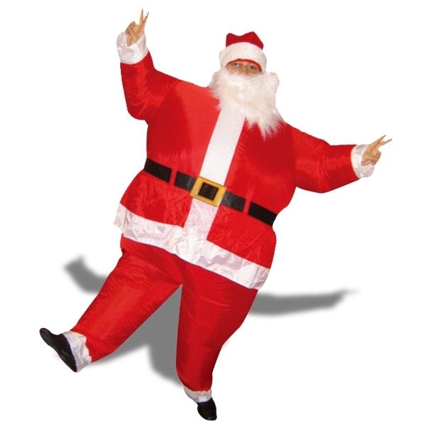 Cheap Inflatable Santa Costume Costume with Red Hat Joom