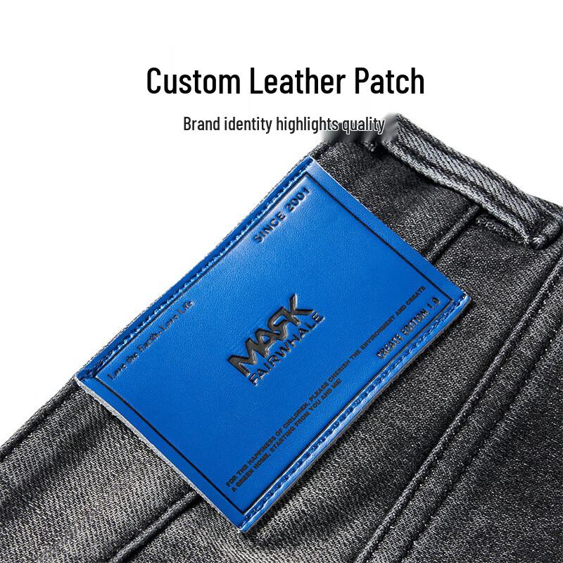 Mark Fairwhale Trendy Ripped Men's Vintage Straight-Leg Jeans