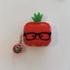 Applicable Apple AirPods 1 /1 generation cute sunglasses tomato earphone cover PRO1 personalized pendant case PRO1 cartoon