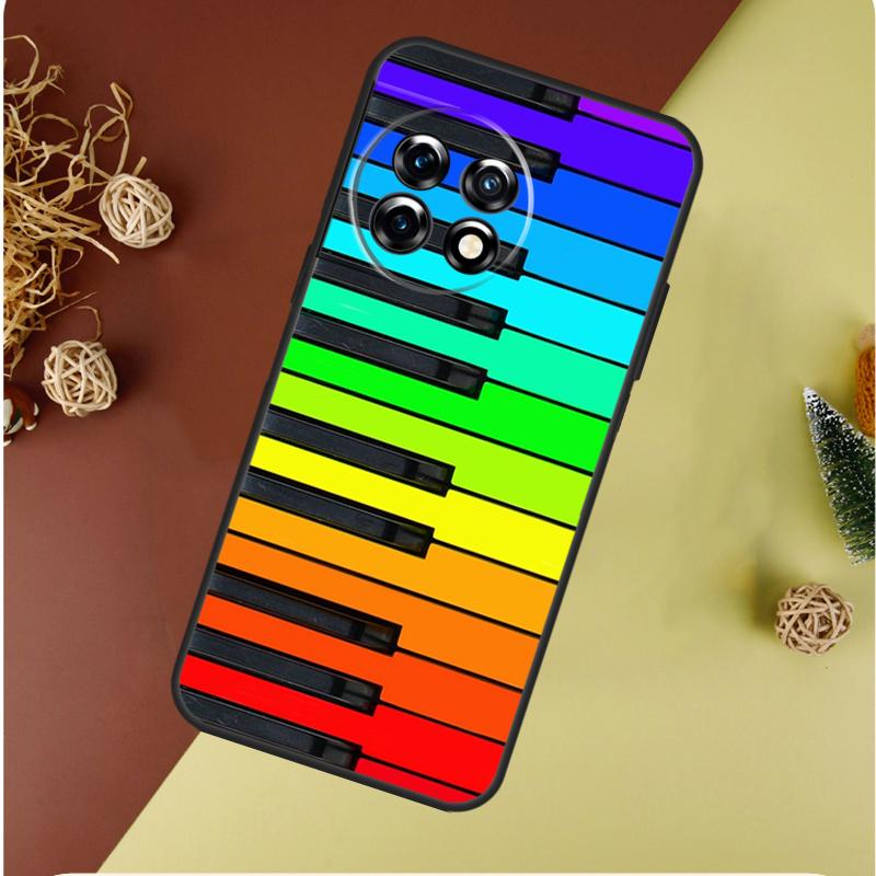 

Piano Keys Musical For OnePlus Nord 4 CE 3 2 Lite N20 N30 9 10 Pro 8T 9RT 10T 10R 13R 12R 11 12 13 Phone Case OnePlus 13