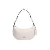 Cow Leather Crescent Bag Shoulder Bag Handbag Shoulder Bag Large Size Women's White CE619-SVHA