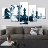 5Pcs Chess King Queen Pawn Game 5 Pieces Canvas Poster Room Decor Modern Pictures Art 5 Panel Home Decor Abstract