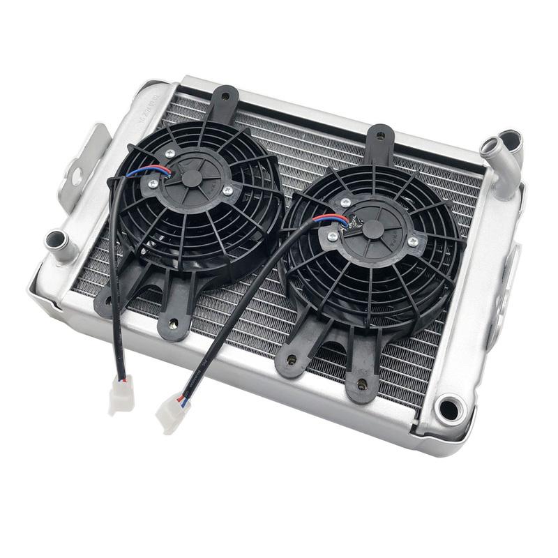 Cooling Radiator With Fans Assy For Linhai 260cc 300cc LH260 LH300 ATV Quad
