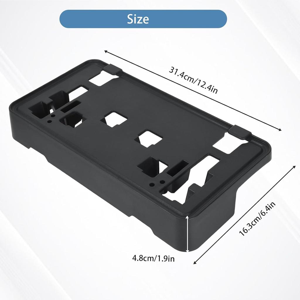 License Plate Frame For Ford F150 2021 2024 2024 Front Bumper License Plate Bracket Holder 2.7L 3.0L 3.5L V6 ML3Z-17A385-BB