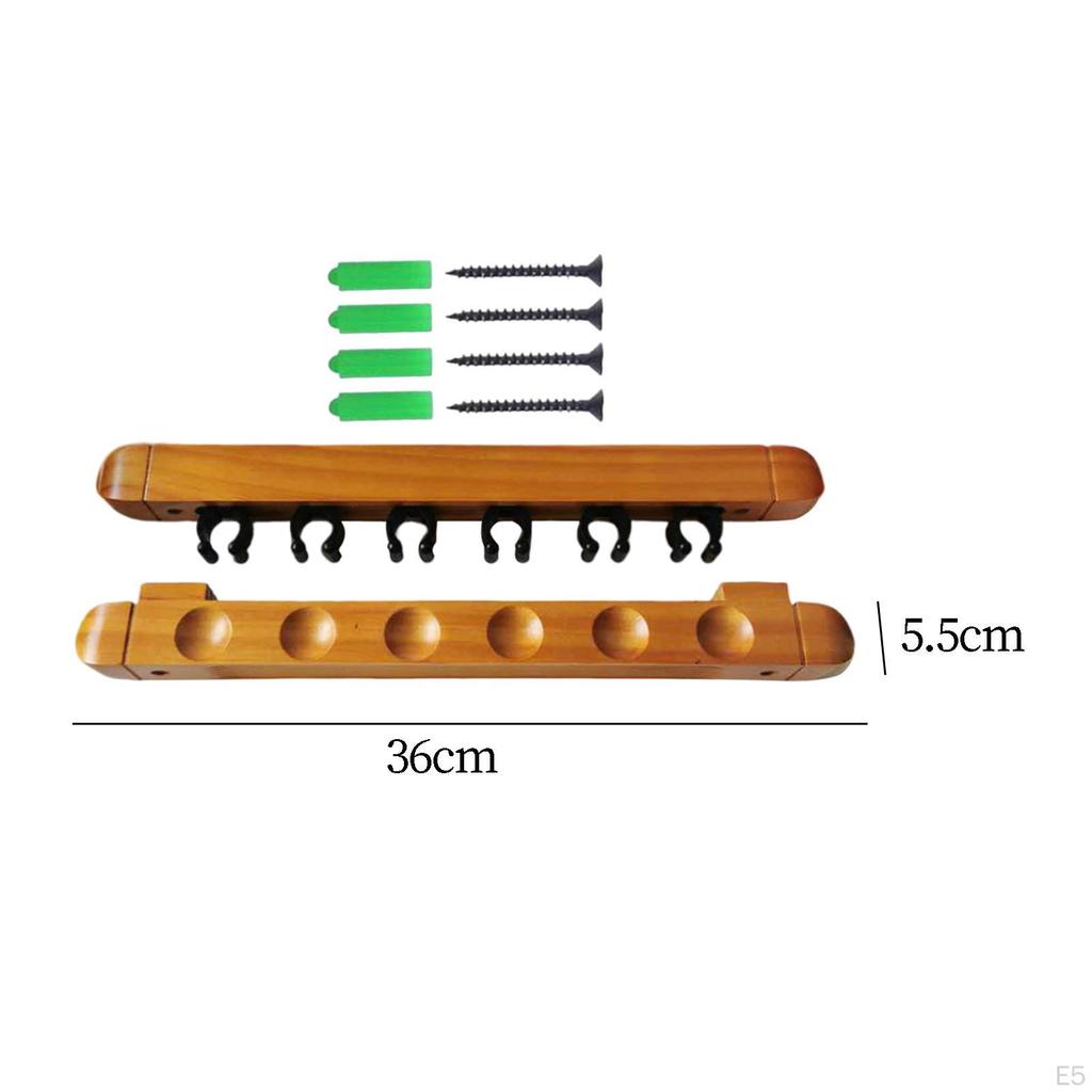 Premium Trä Köhållare - Organisera Dina Biljardköer med Lätthet