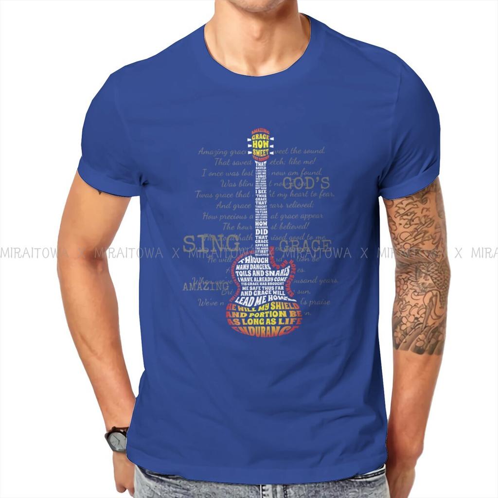 Guitar Rock Man TShirt Christian Band Fashion T Shirt Graphic Streetwear New Trend