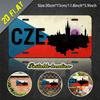 Car License Plate Metal Wall Decor 15x30cm