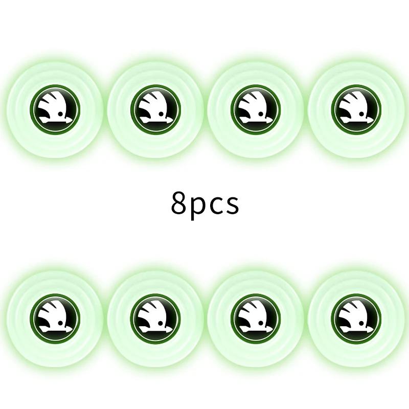 Silicone Car Logo Door Trunk Shock Absorber Sticker Gaskets Pads For Skoda Octavia Rapid Kodiaq Karoq Kamiq Superb Derivative hbkm45