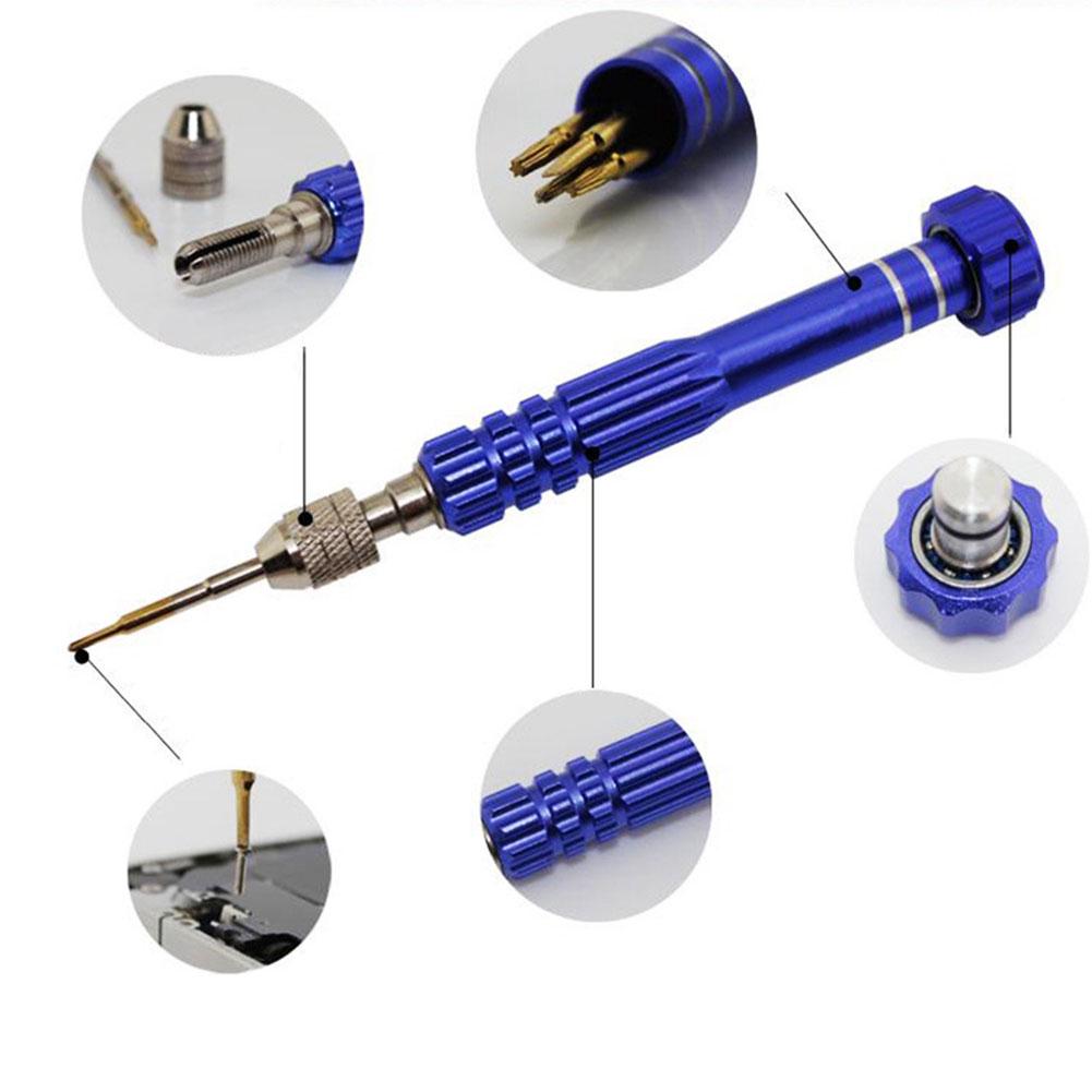 5-in-1 Multi-function Screwdriver Set Mini Handleiding Aluminium Phone Maintain Tool