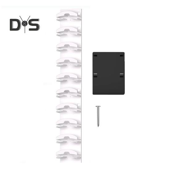 

Органайзер для шляп, стойка для хранения бейсболок, самоклеящаяся, простая установка, настенная многослойная вешалка для шляп, стойка для демонстрации белый